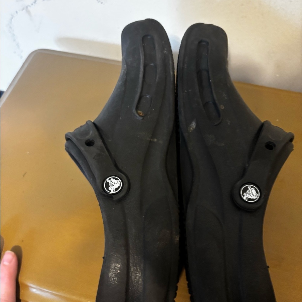 Black non-slip work Crocs Clogs 9/11 - Picture 5 of 8